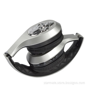 Folding Headphone with Multifunction/MP3 Player/FM Radio/Connect with PC, High-quality Speaker